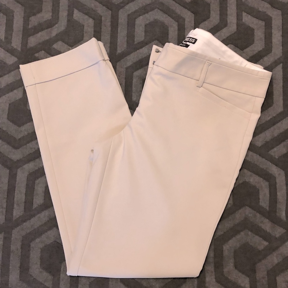 Express Columnist Skinny Crop Pants w/cuff